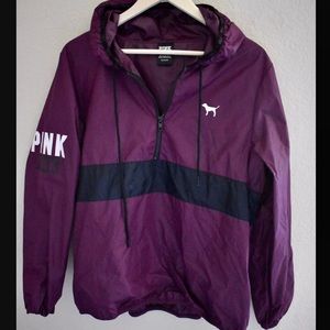 PINK windbreaker!!